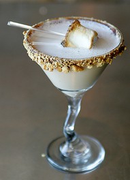 marshmellow martini | fancy fire pit